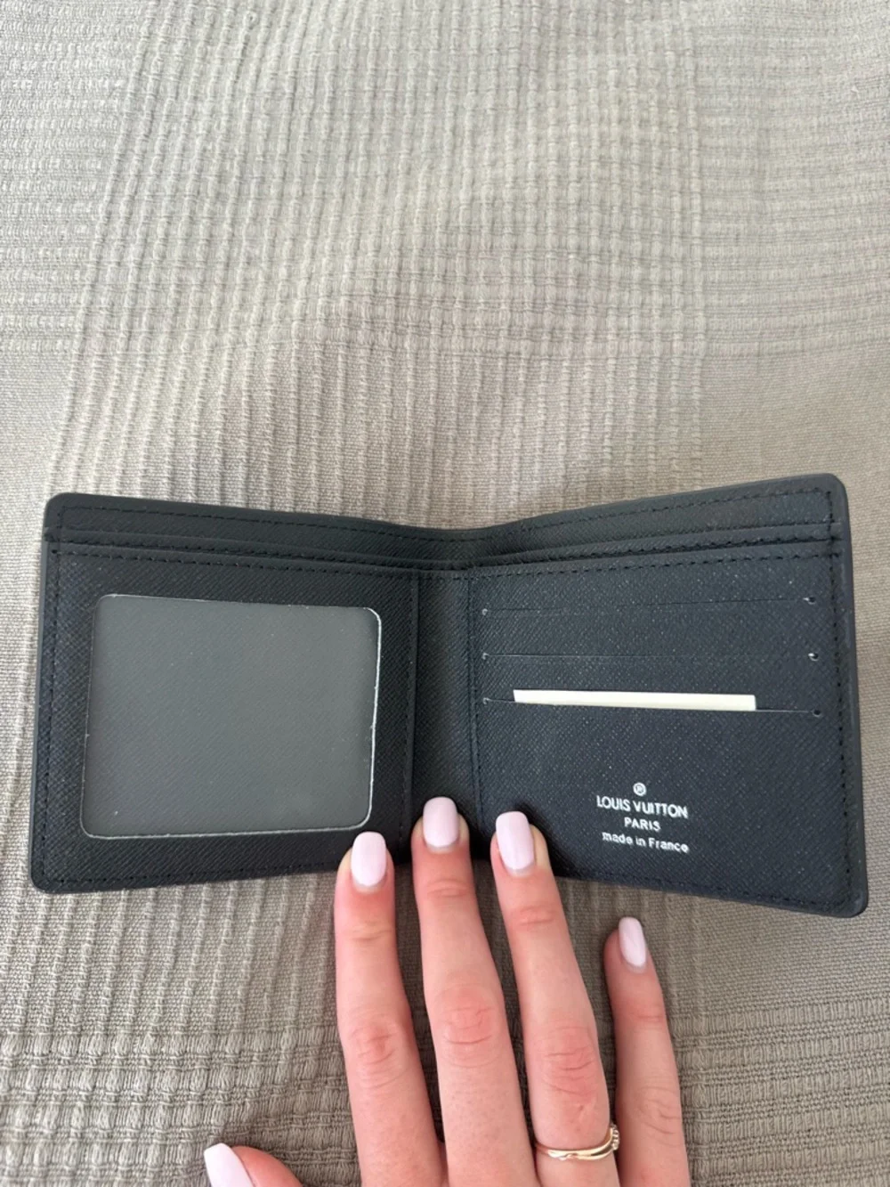 Louis Vuitton Damier Graphite Canvas Wallet - Black & Grey Checker